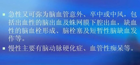 急性腦血管病 急性腦血管病